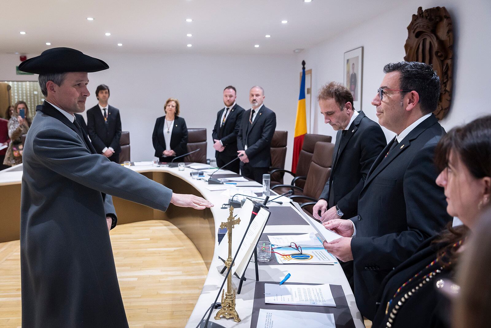 David Astrié jura el càrrec de cònsol major d&#039;Andorra la Vella