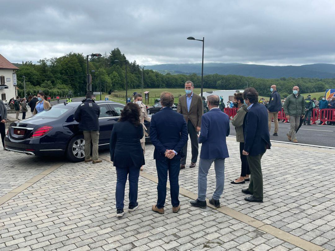 Los reyes visitan roncesvalles para la conmemoración del Jacobeo 2021-2022