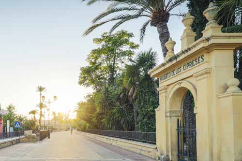 Paseo del Malecón en Murcia