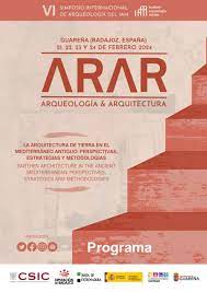 Cartel del VI Congreso ARAR de Arqueología y Arquitectura en Guareña