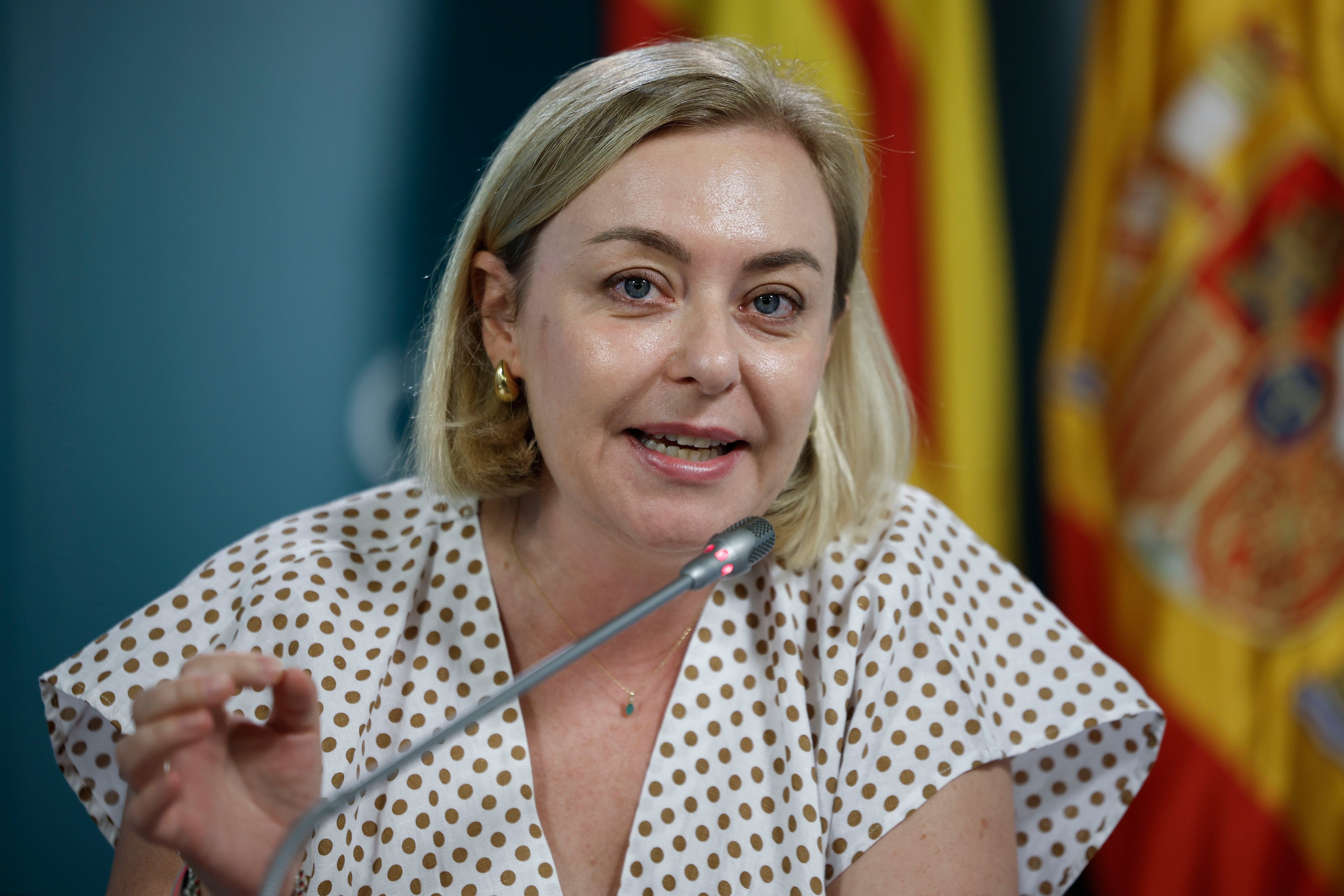 VALÈNCIA, 23/07/2025.- La vicepresidenta de la Diputación de València, Natalia Enguix, interviene durante la sesión ordinaria del Pleno del mes de julio, este miércoles. EFE/ Biel Alino
