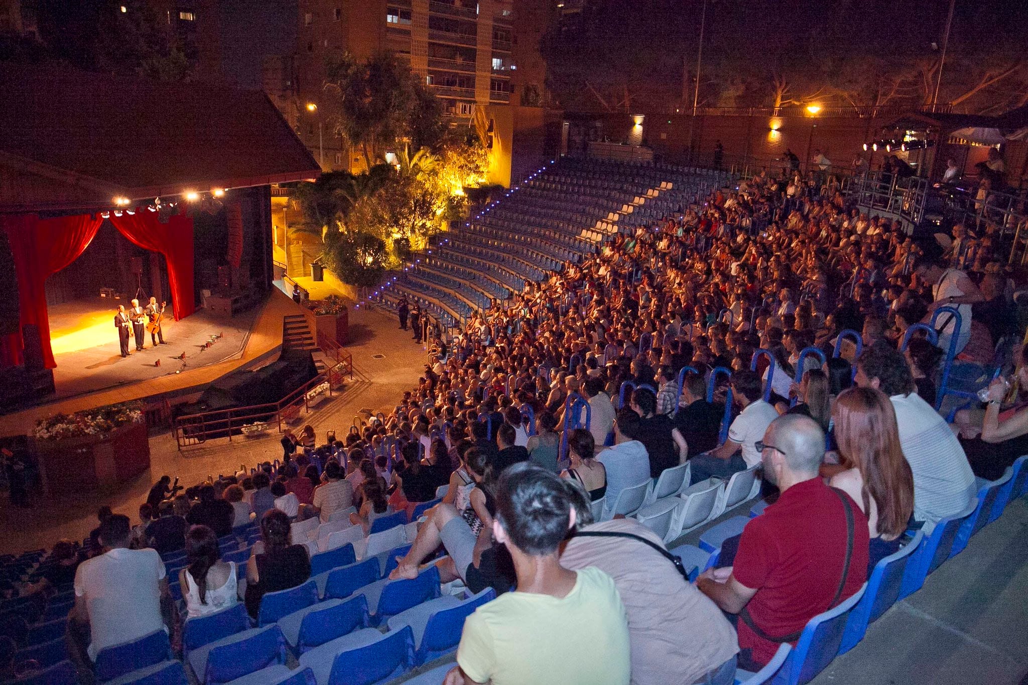 Imagen de archivo de uno de los conciertos en el anfiteatro Egaleo