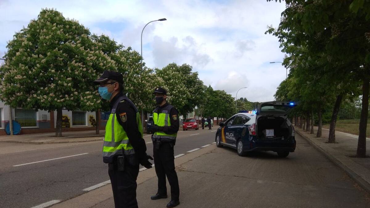 Dispositivo de Policía Local, Guardia Civil y Policía Nacional para controlar la movilidad en Palencia