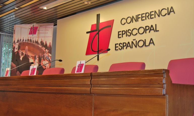 Sala de prensa de la Conferencia Episcopal Española