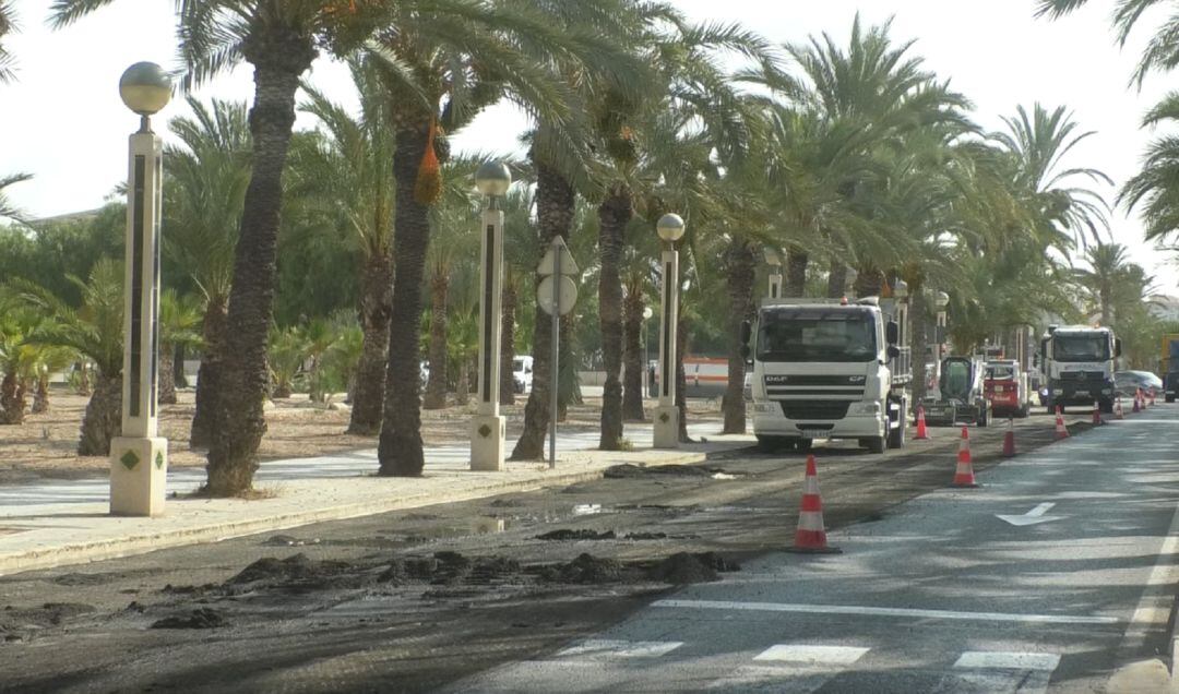 Asfaltado Avenida Alcade Vicente Quiles