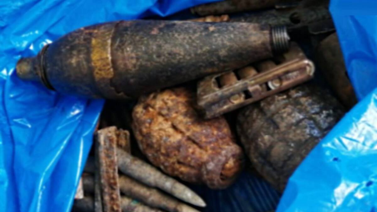 Troben tres granades de morter en una bossa al centre de Mataró