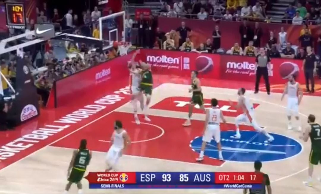 El tapón de Marc Gasol a Chris Goulding que decidió el España-Australia del Mundial de baloncesto