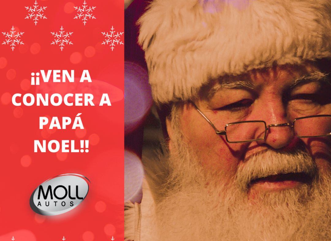 Anuncio de la visita de Papá Noel