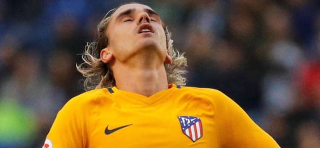 Griezmann se lamenta por una ocasión fallada