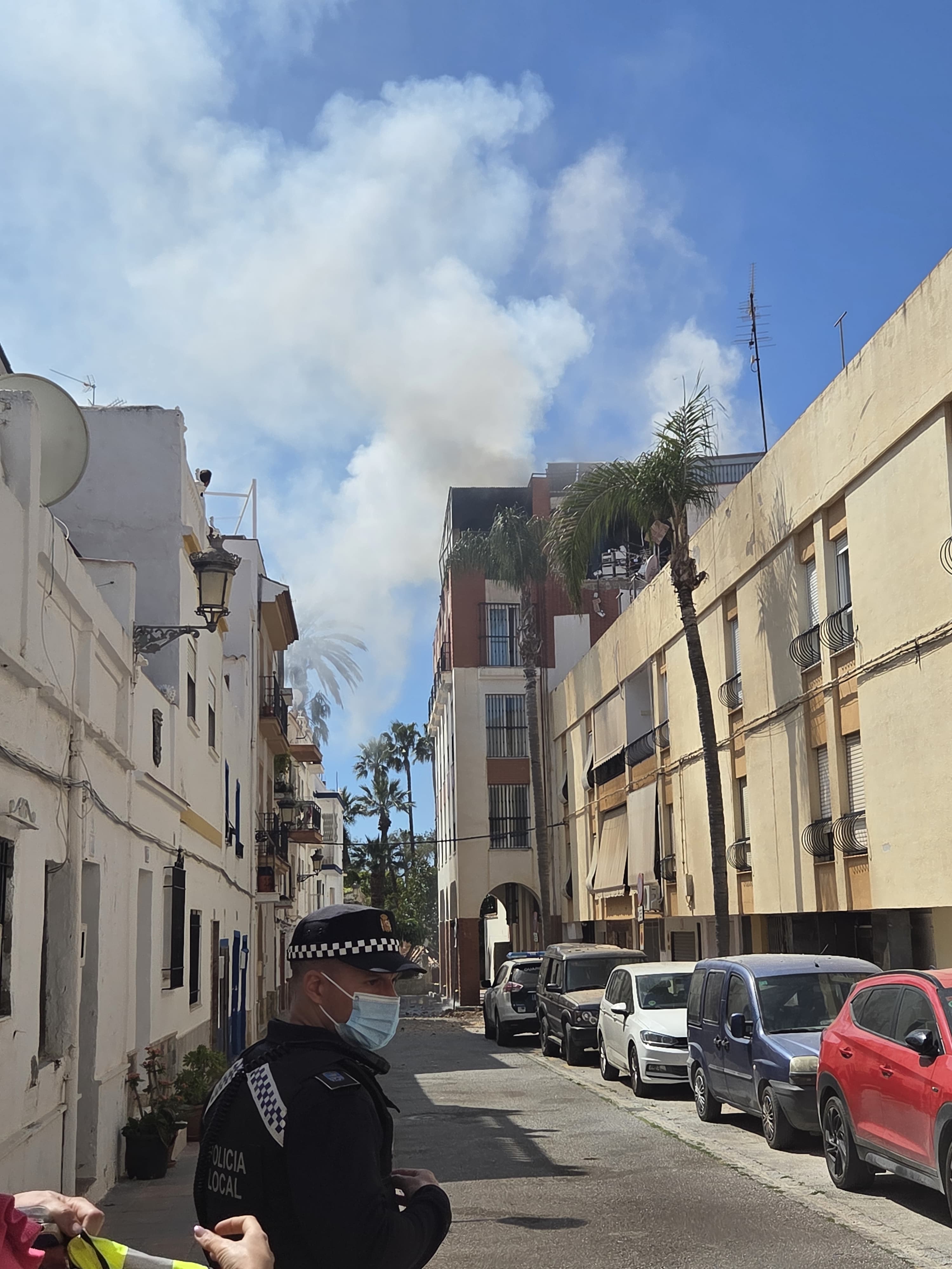 Incendio en el Hotel Carmen de Almuñécar (Granada)
