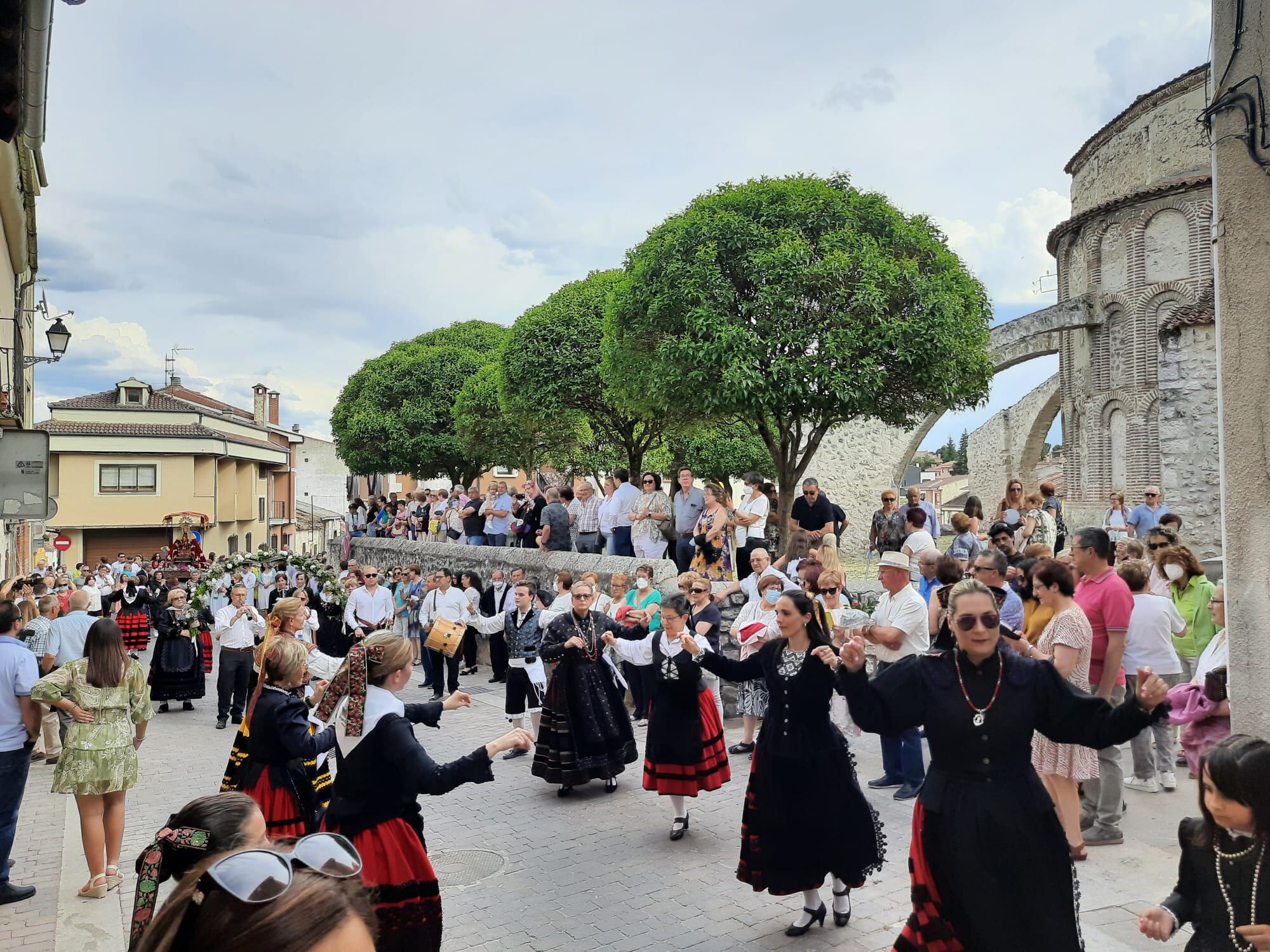 Procesión de la Virgen de El Henar en Cuéllar