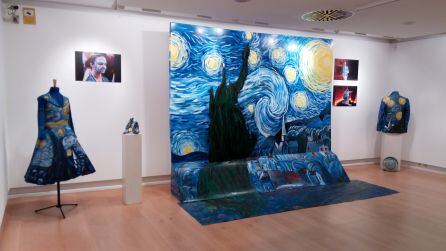 "Noche estrellada" de Van Gogh inspiró una parte de la instalación creativa