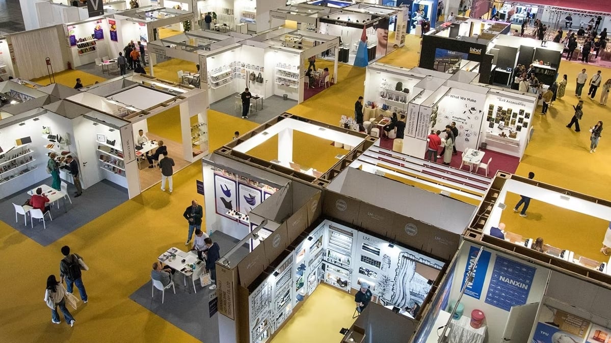 Imagen de archivo de la feria Lineapelle en Milán