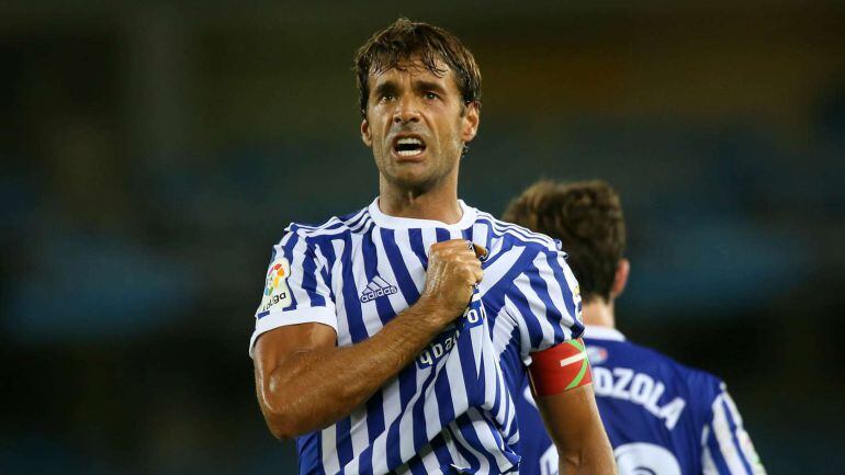 El capitán de la Real Sociedad, Xabi Prieto, en una imagen de archivo.