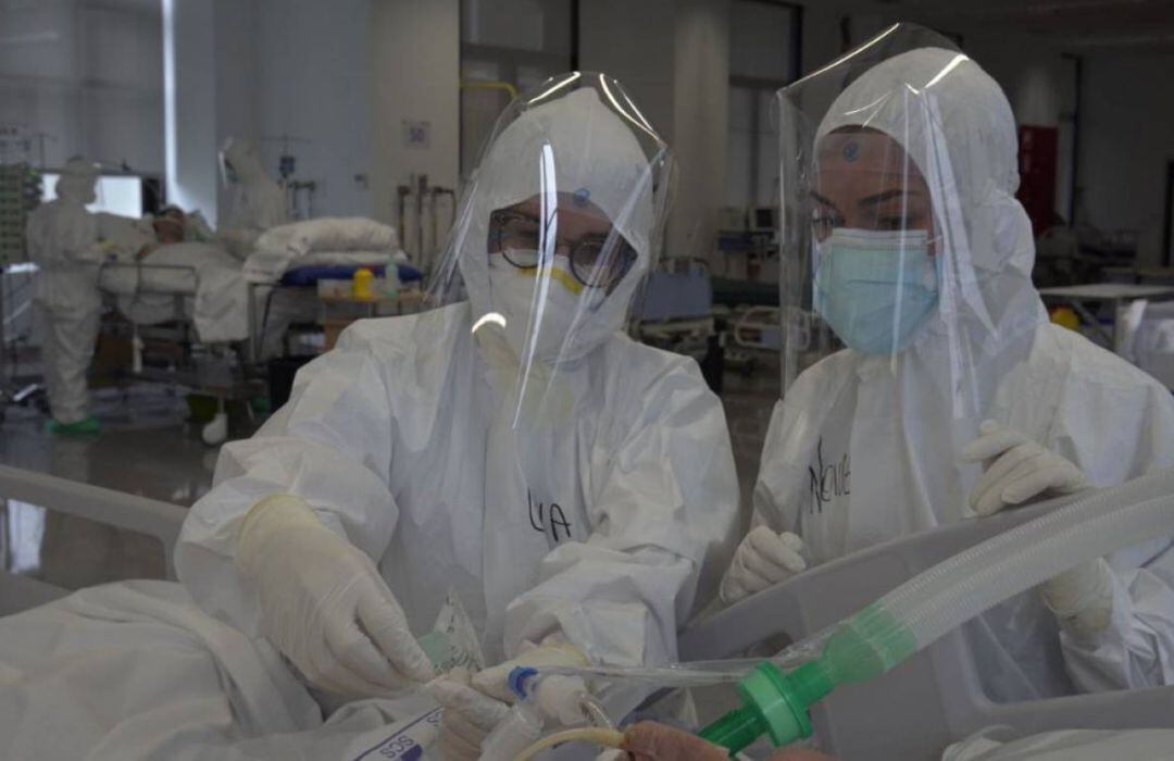 Las UCI del General, La Plana y Vinaròs, llenas con casos Covid