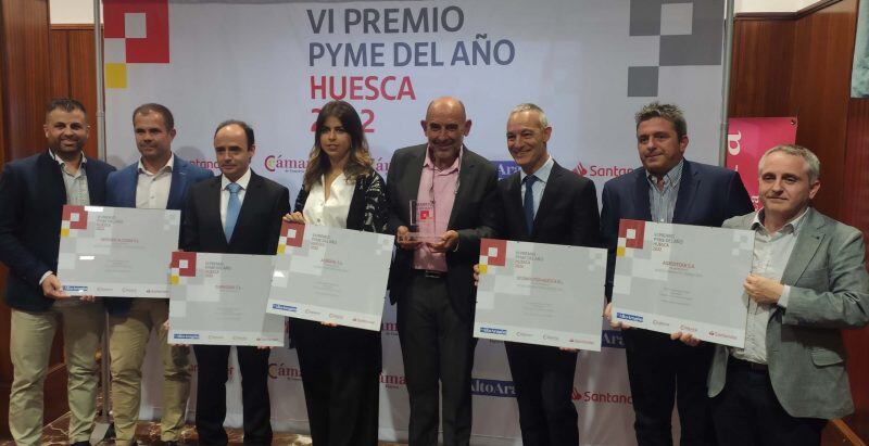 Galardonados en el Premio Pyme de Huesca de 2022