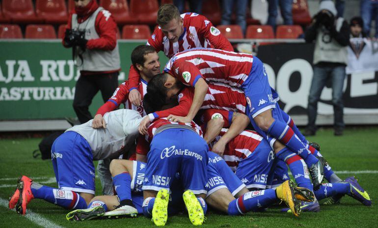 08/02/15 PARTIDO SEGUNDA DIVISION  SPORTING DE GIJON  -  ALBACETE BALOMPIE
 GOL 2-1 JONY ALEGRIA PIÑA 