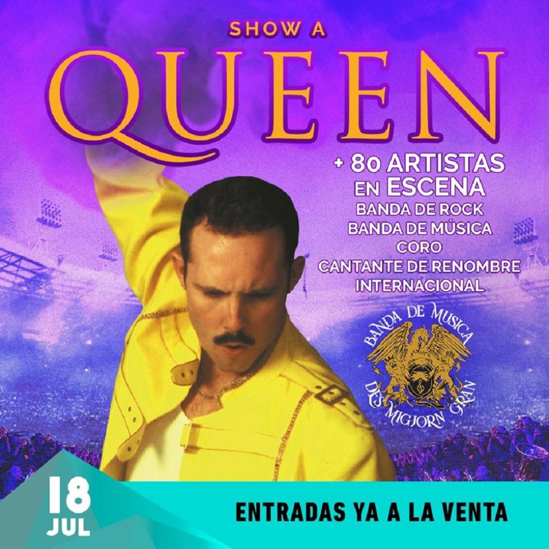 Cartel promocional del concierto