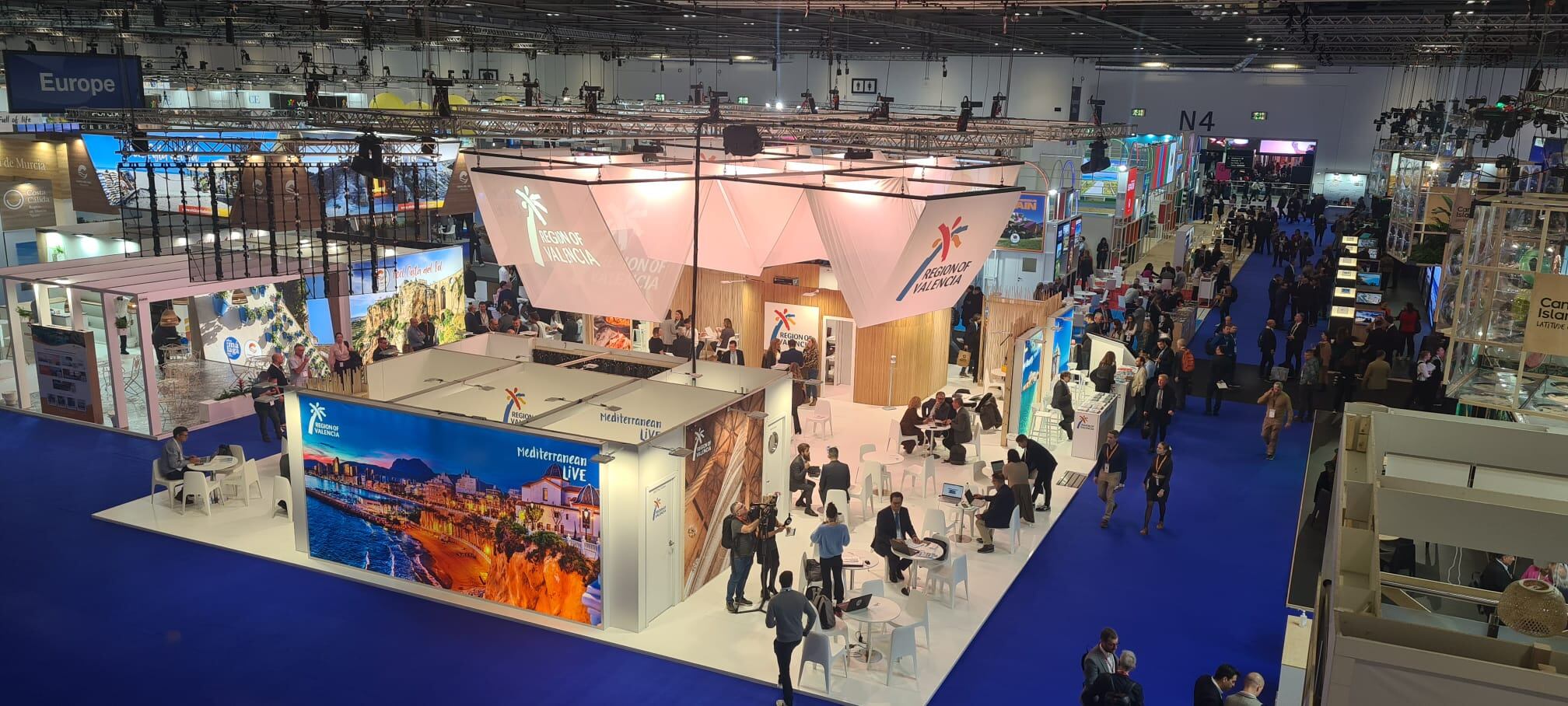 Estand de la Comunitat Valenciana en el World Travel Market