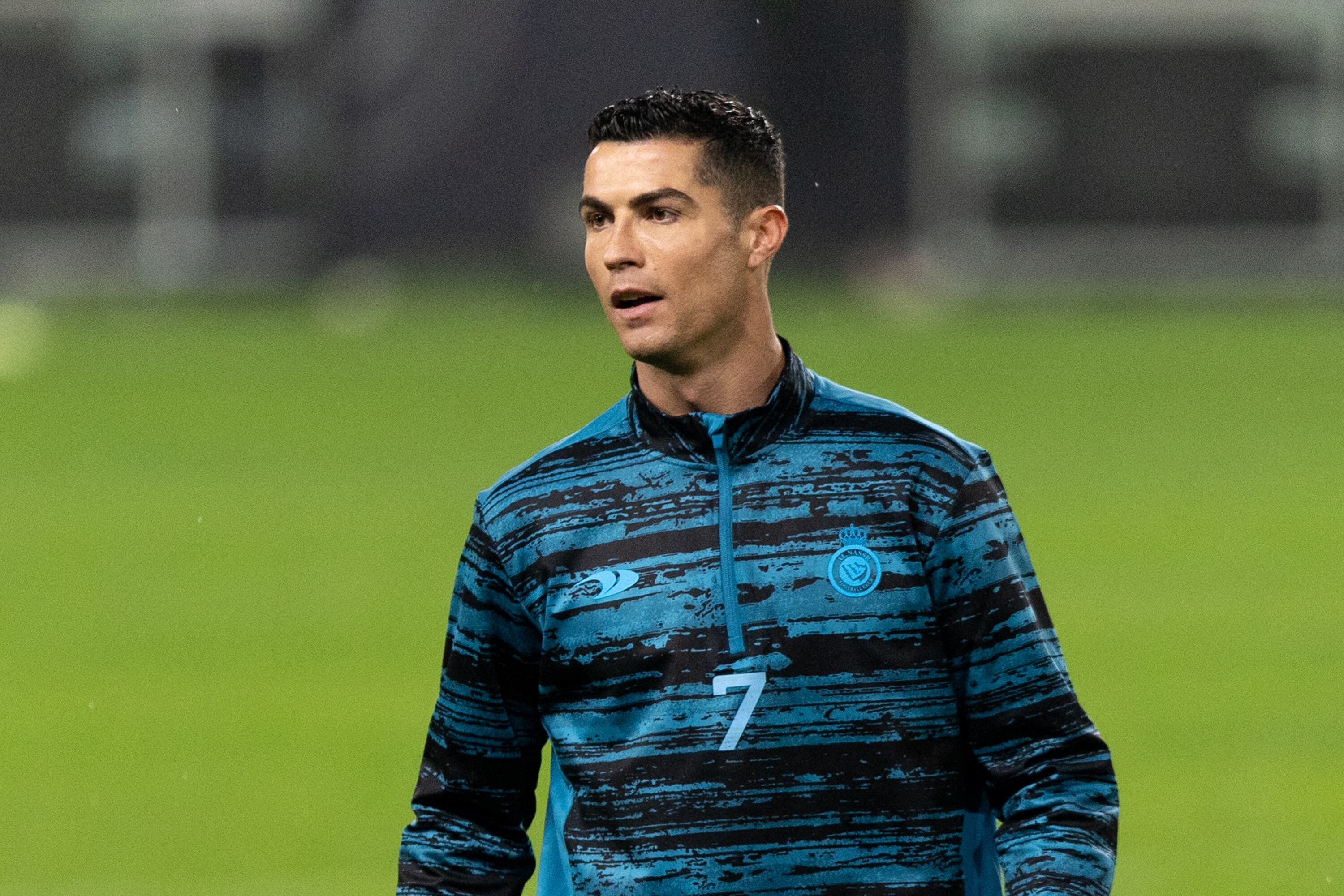 Cristiano Ronaldo entrenando con el Al Nassr. (Photo by Yasser Bakhsh/Getty Images)