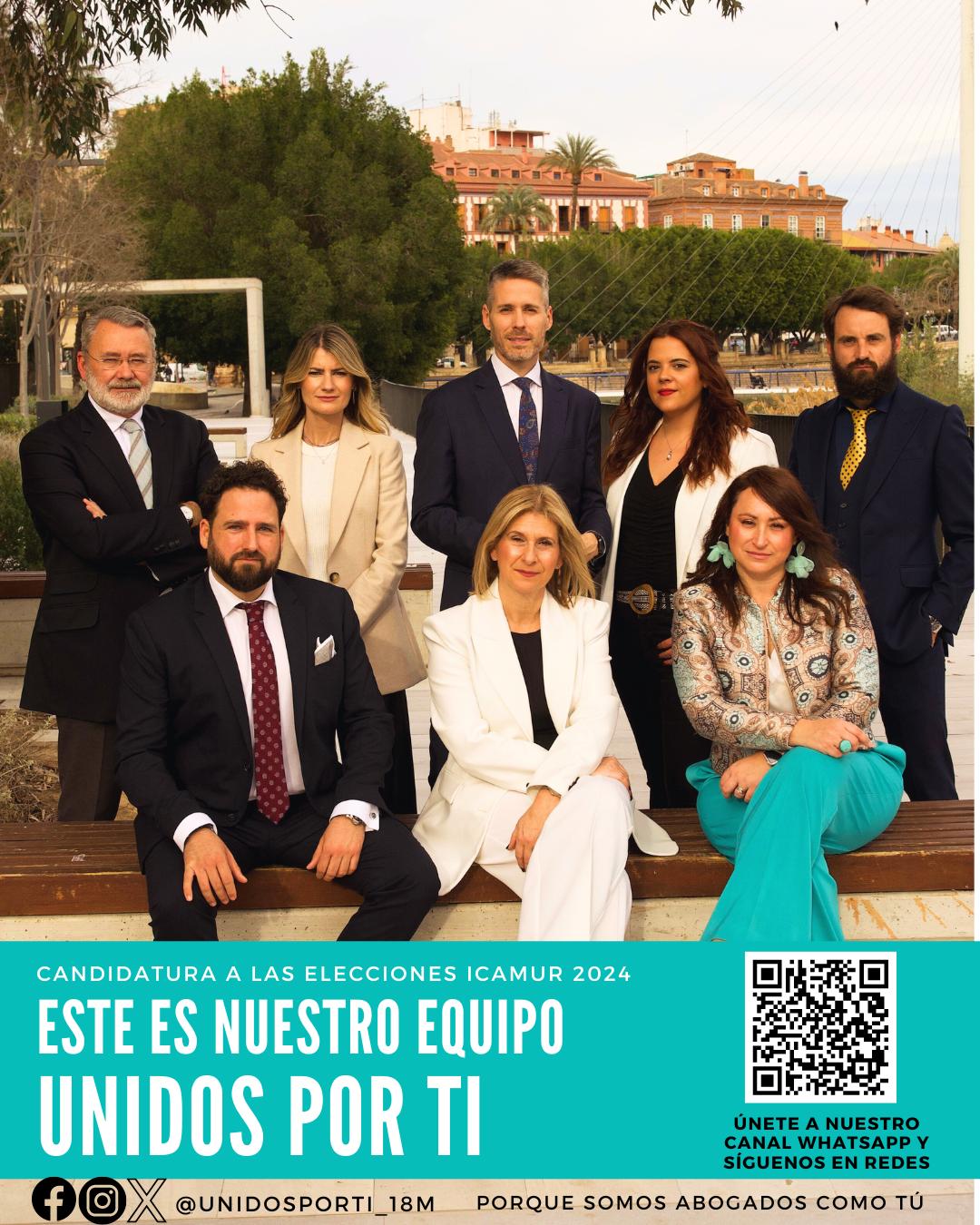 Candidatura encabezada por Maravillas Hernández al Colegio de Abogados de Murcia