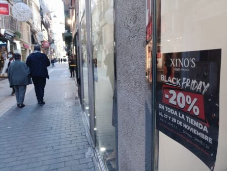 Comercios adheridos a la campaña del &#039;black friday&#039; en Palma.