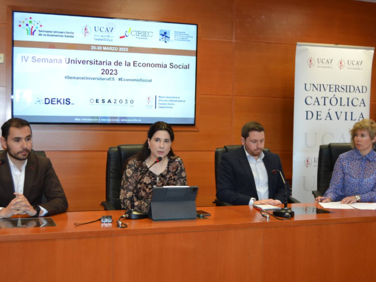 La UCAV celeba la IV Semana de la Economía Social desde el lunes y hasta el día 29