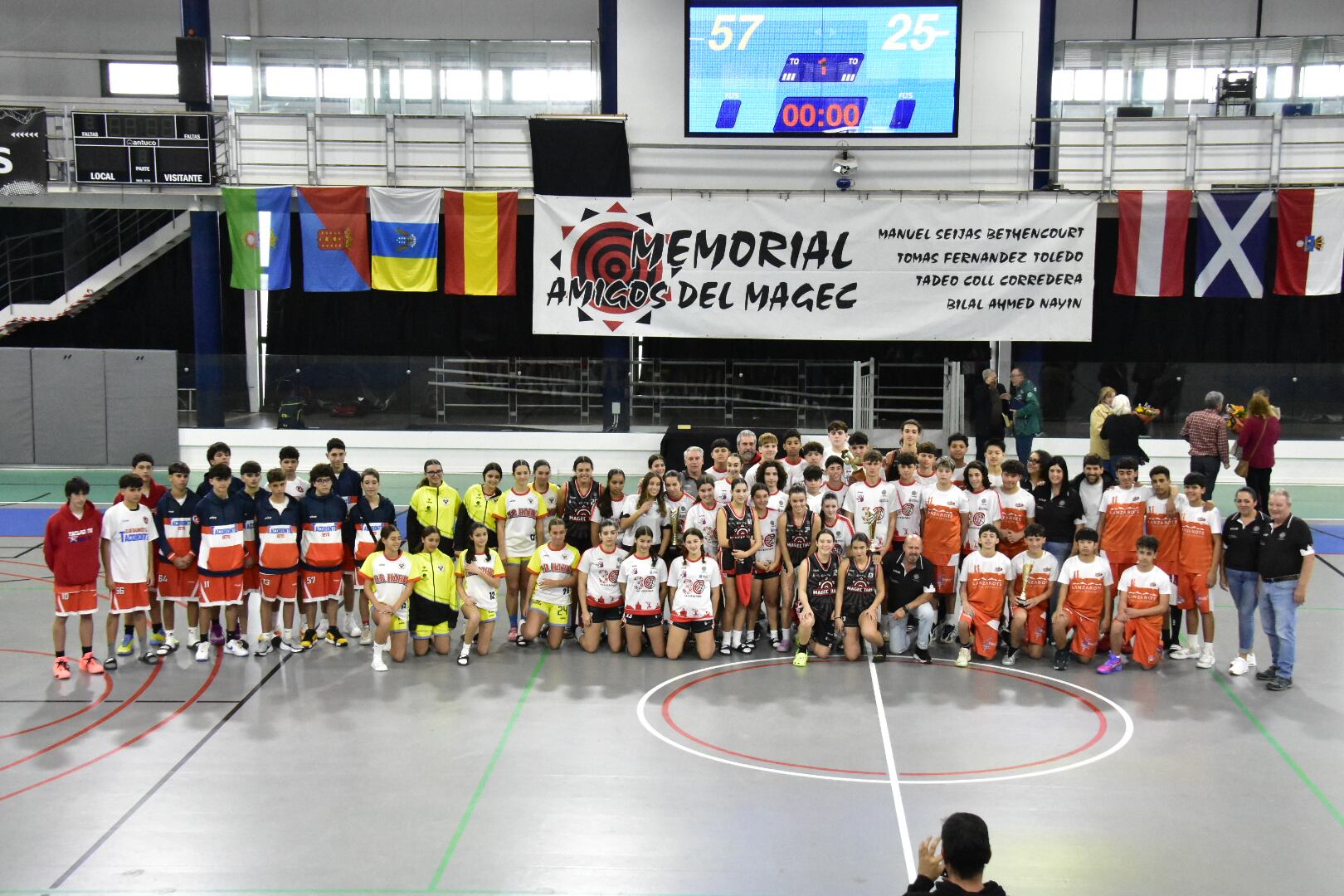 Participantes en el XXIX Trofeo de La Candelaria “Amigos del Magec”.