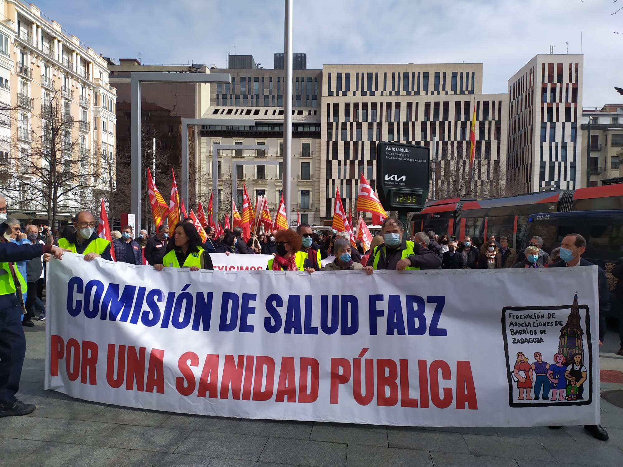 Manifestación en defensa de la Atención Primaria