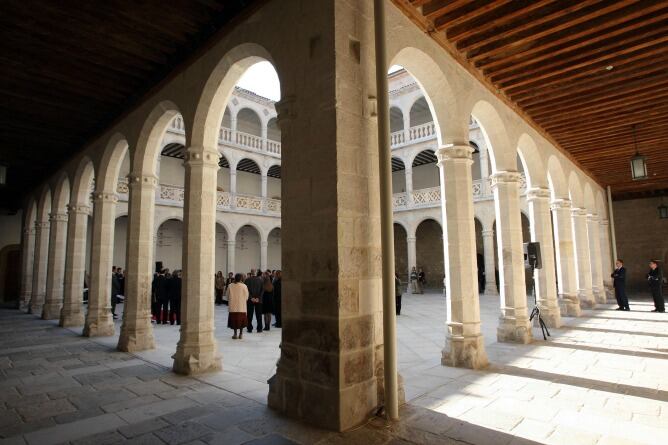 Claustro del Palacio de Santa Cruz, sede de la Universidad de Valladolid