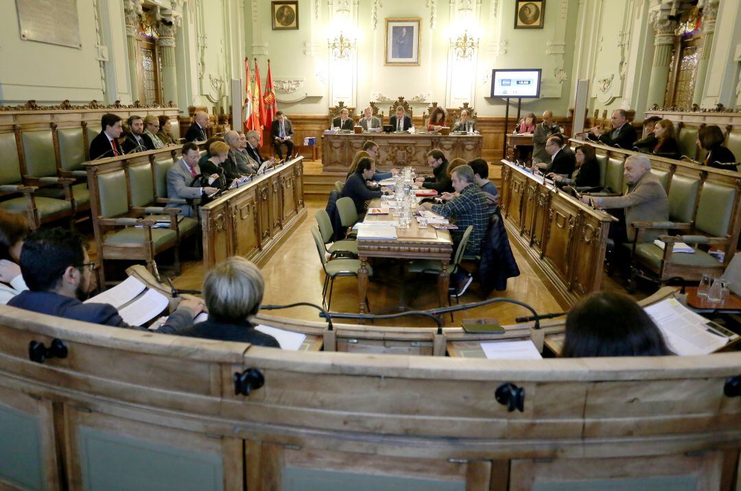 Salón de plenos del Ayuntamiento de Valladolid
