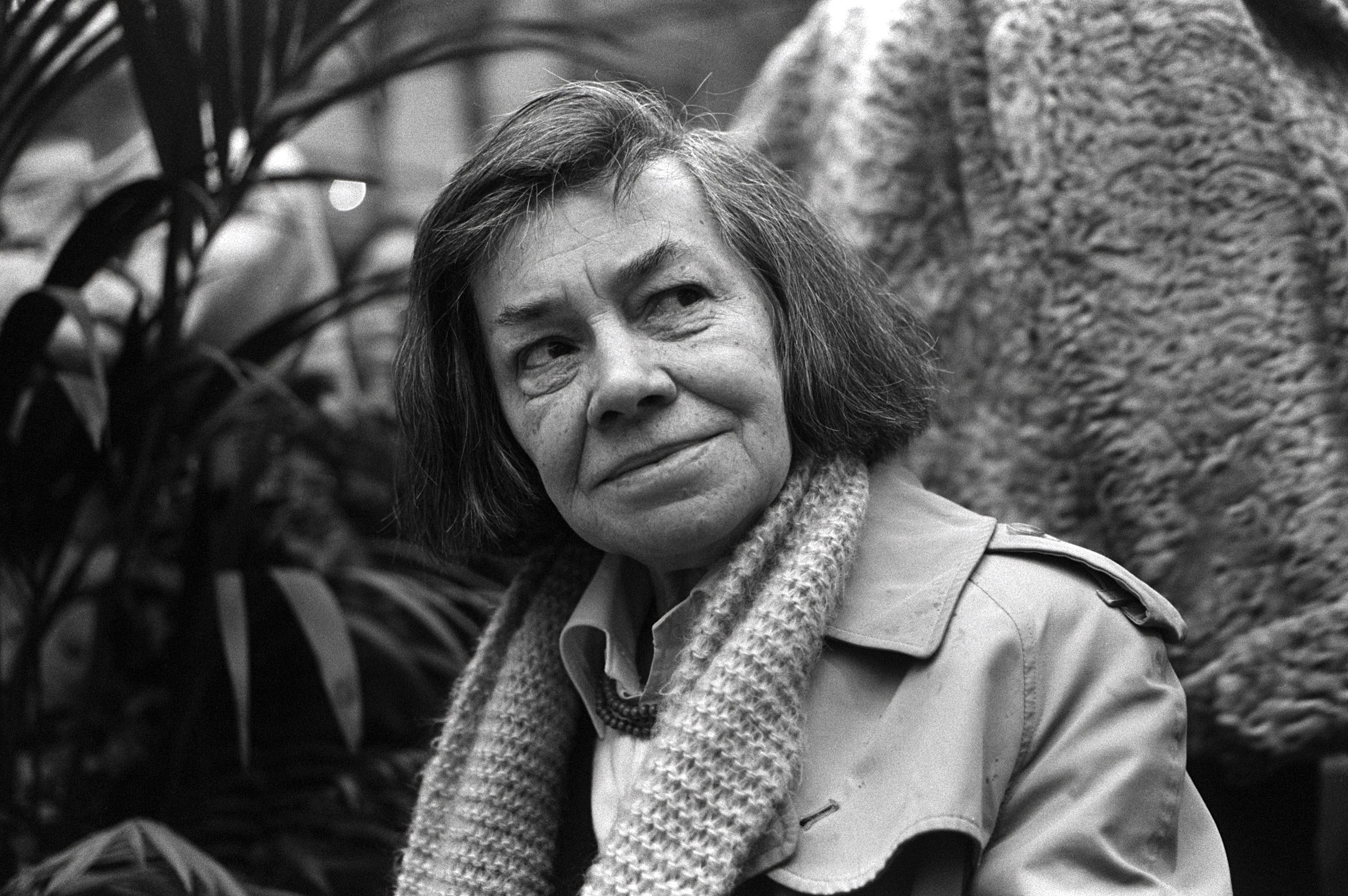 Patricia HighSmith, writer in France on March 24, 1986.