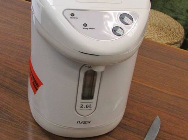 La cocaína estaba camuflada en el interior de un termo calentador de agua