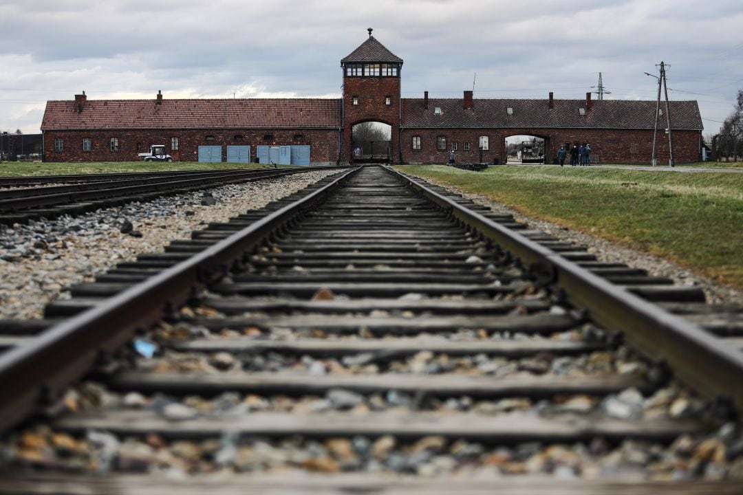 Campo de exterminio de Auschwitz.