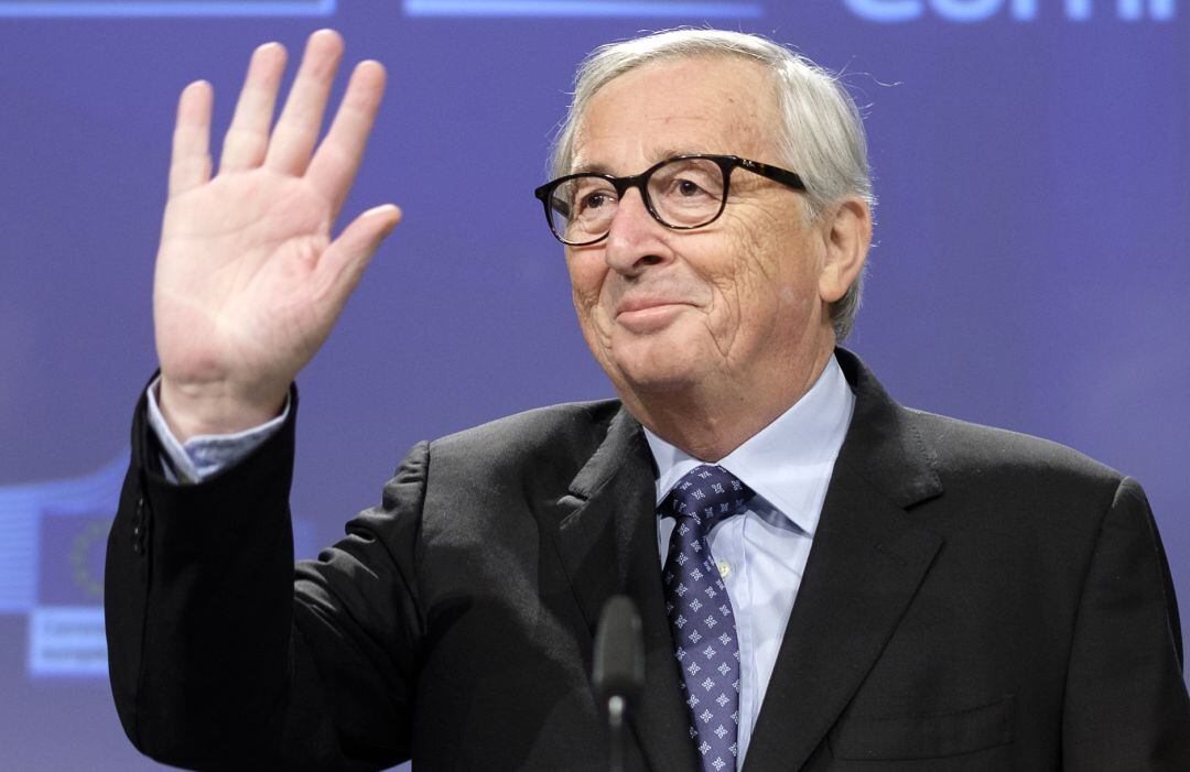 Juncker durante su último discurso como presidente de la Comisión Europea. 