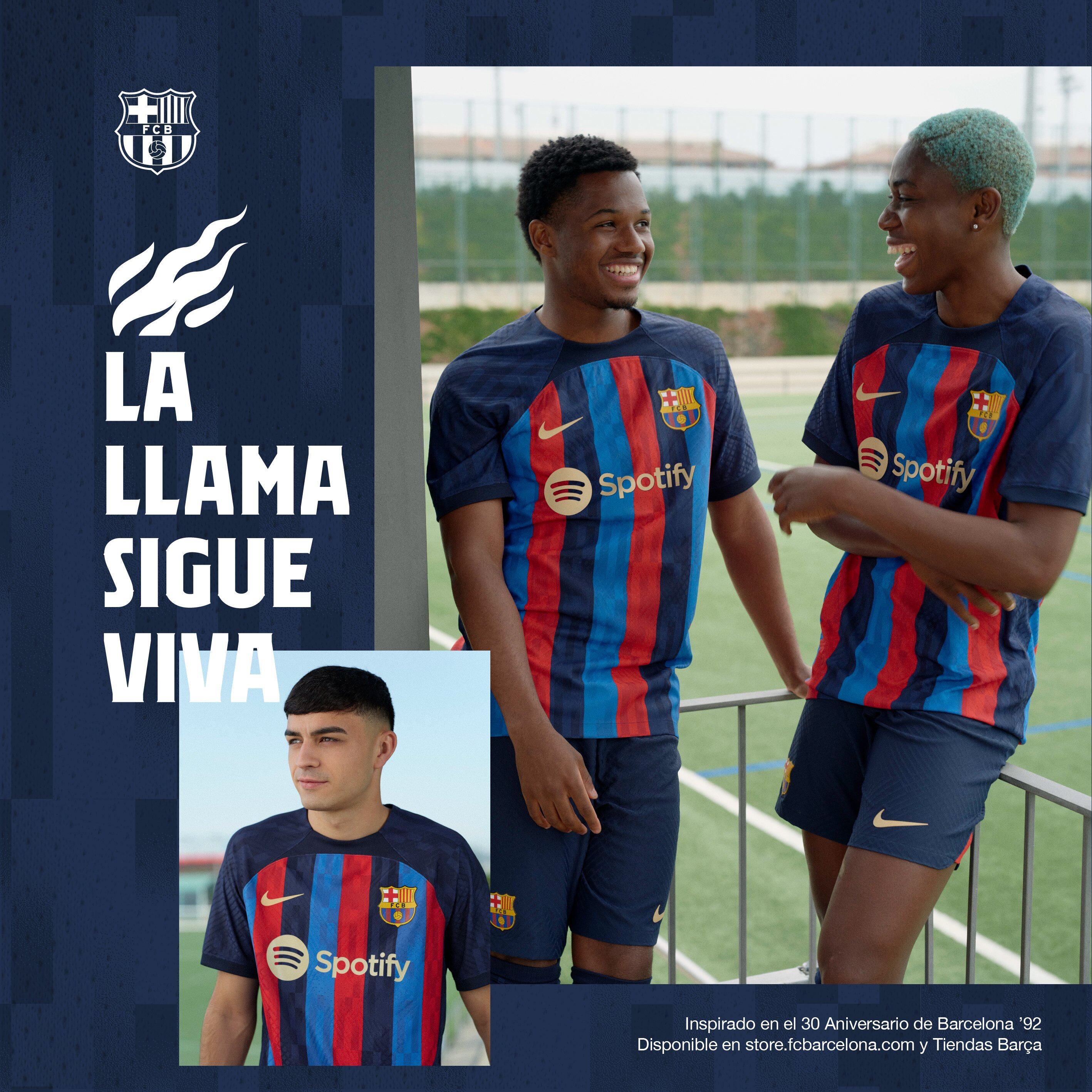 El Barça presenta su nueva equipación.