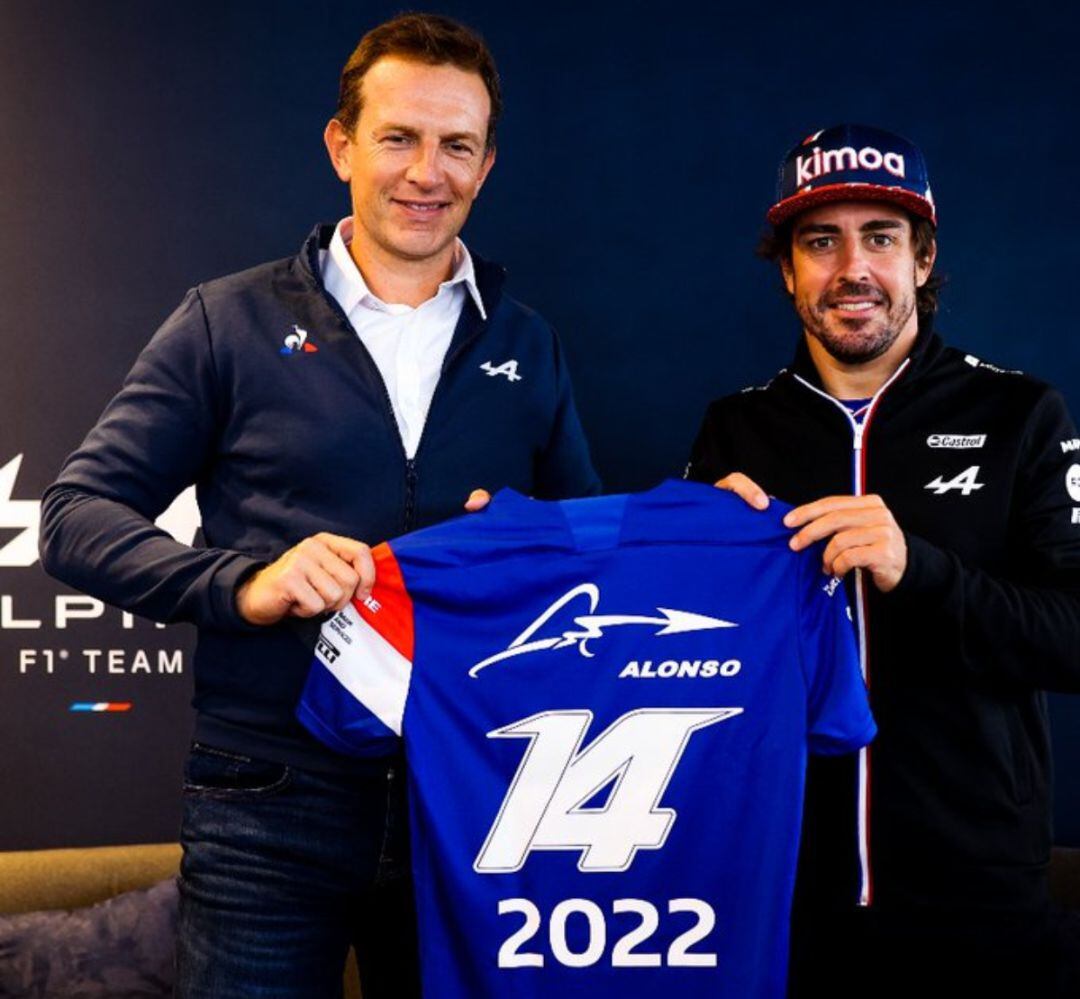 Alonso renueva con Alpine hasta 2022