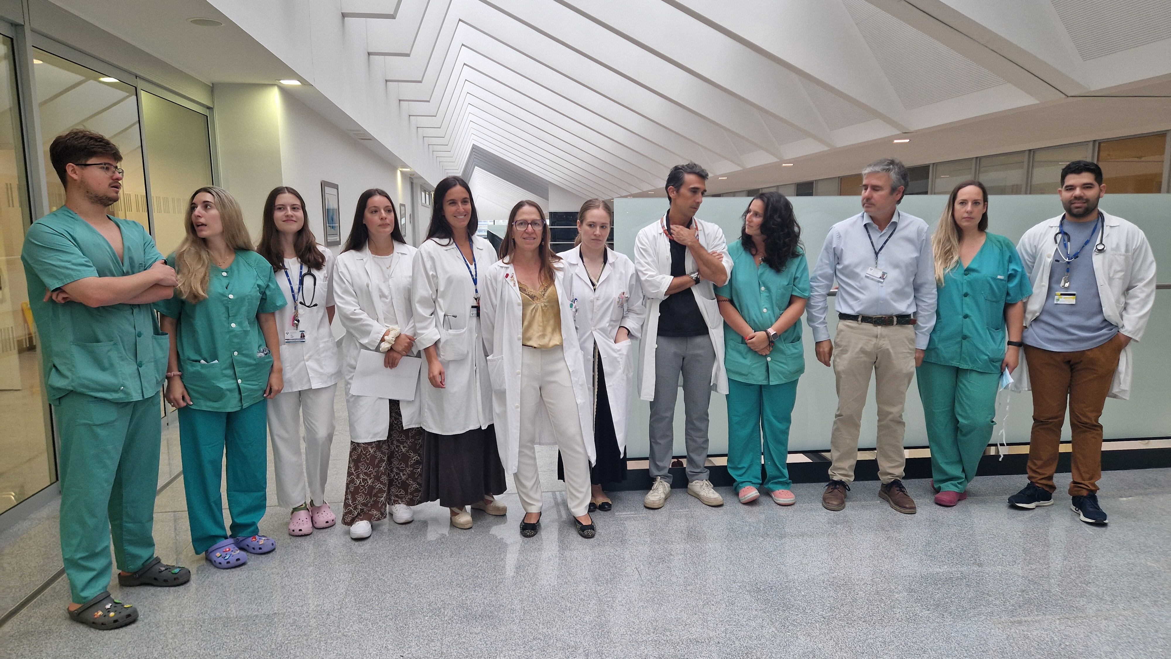Equipo de cardiología del HUCA.