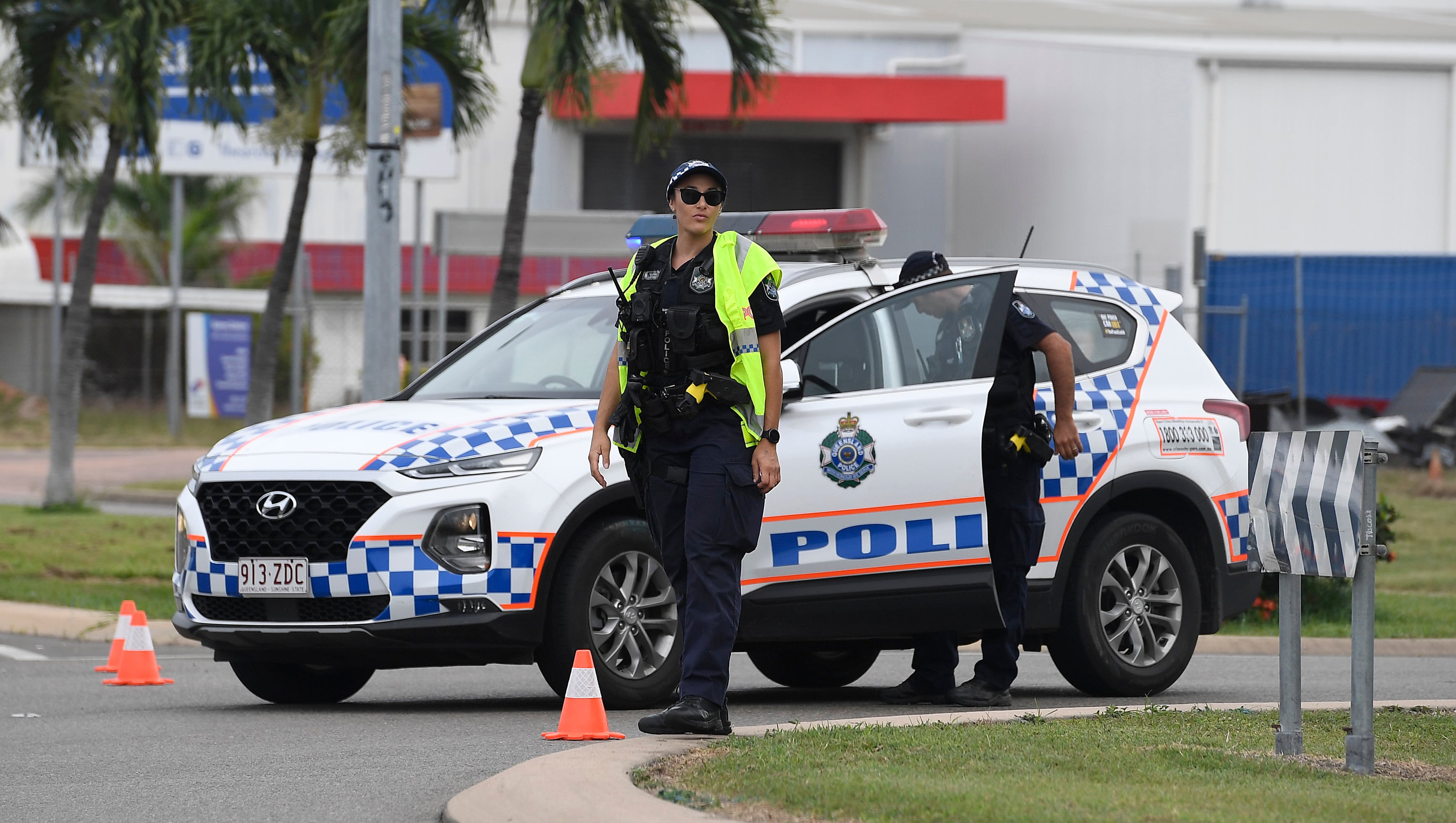 Una foto de archivo de un coche de policía en Australia.