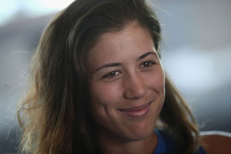 Primer plano de Garbiñe Muguruza