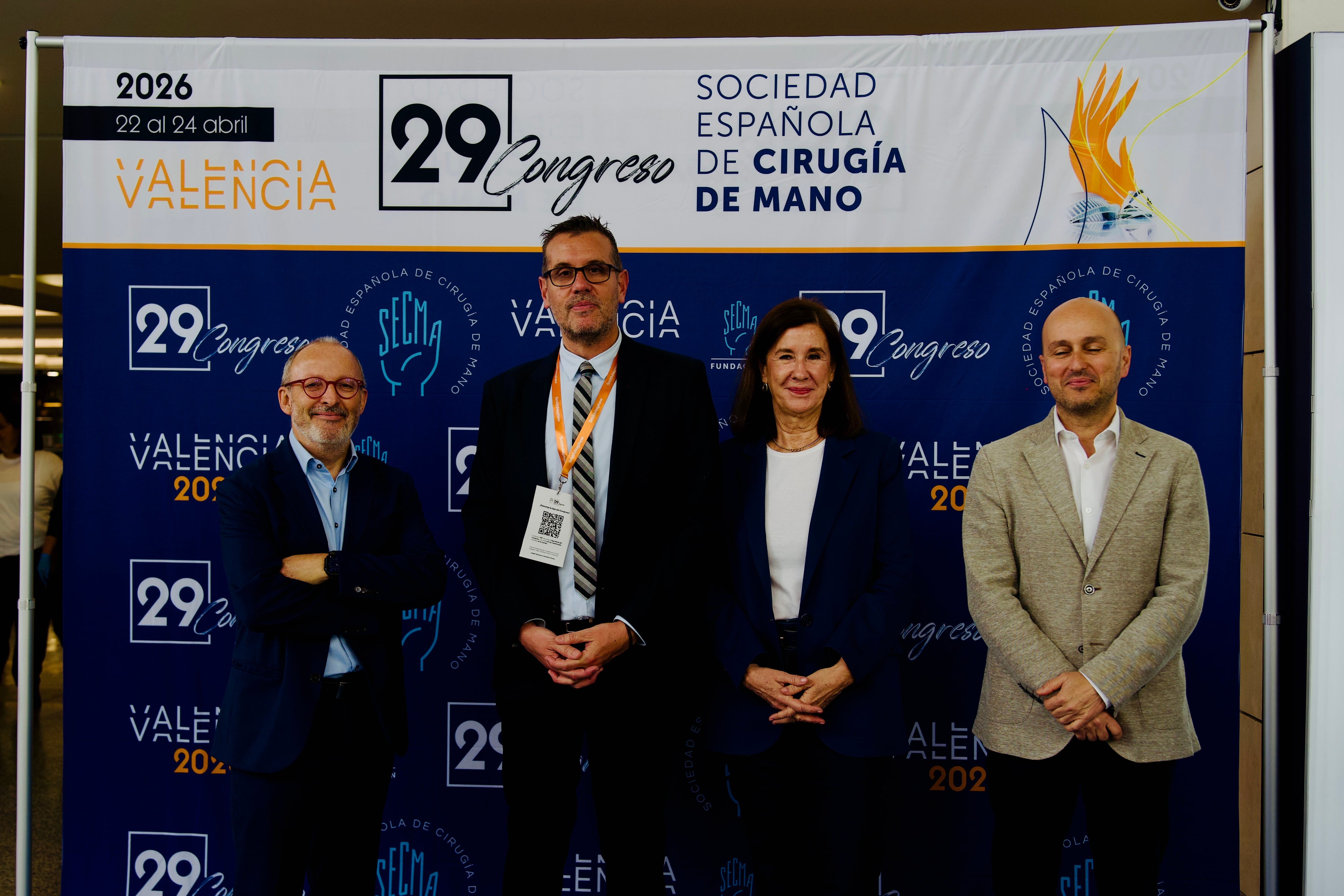 Ximo Montenegro y Gonzalo Salvador, gerente y director Médico del hospital Quirónsalud Valencia, Asunción Perales, Secretaria Auntonómica de Sanidad y Dr.Carratalá