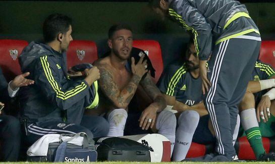 El defensa del Real Madrid Sergio Ramos.