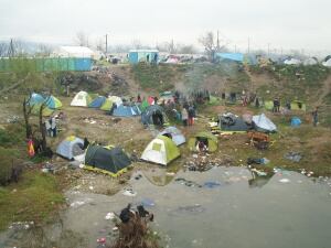 Aspecto general del campo de Idomeni