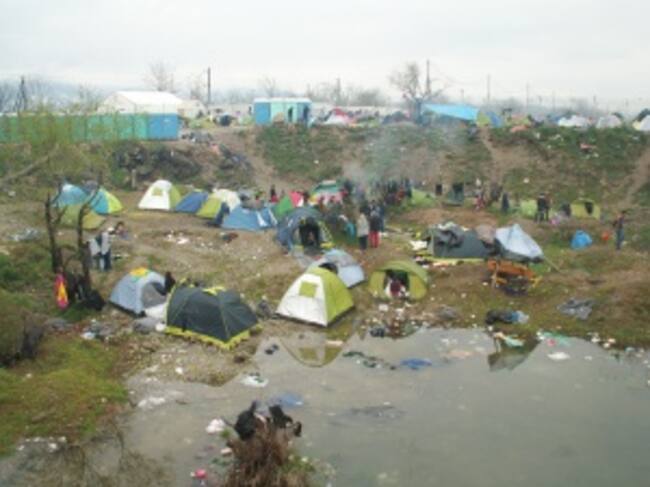 Aspecto general del campo de Idomeni