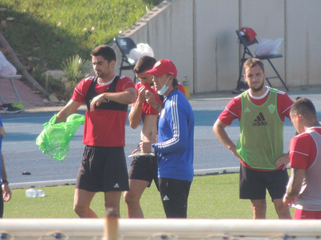 Guti en acción en el campo Anexo. 