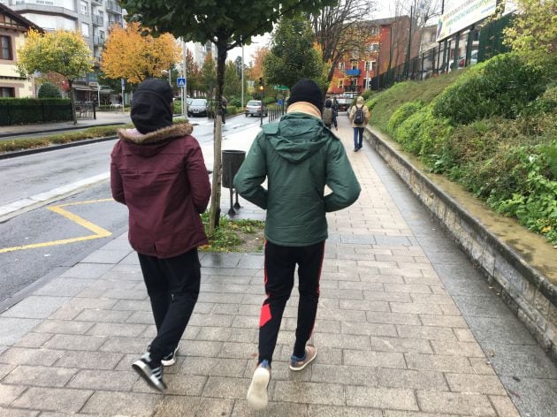 Junto a su hermano y su amigo han hecho la ruta desde Málaga