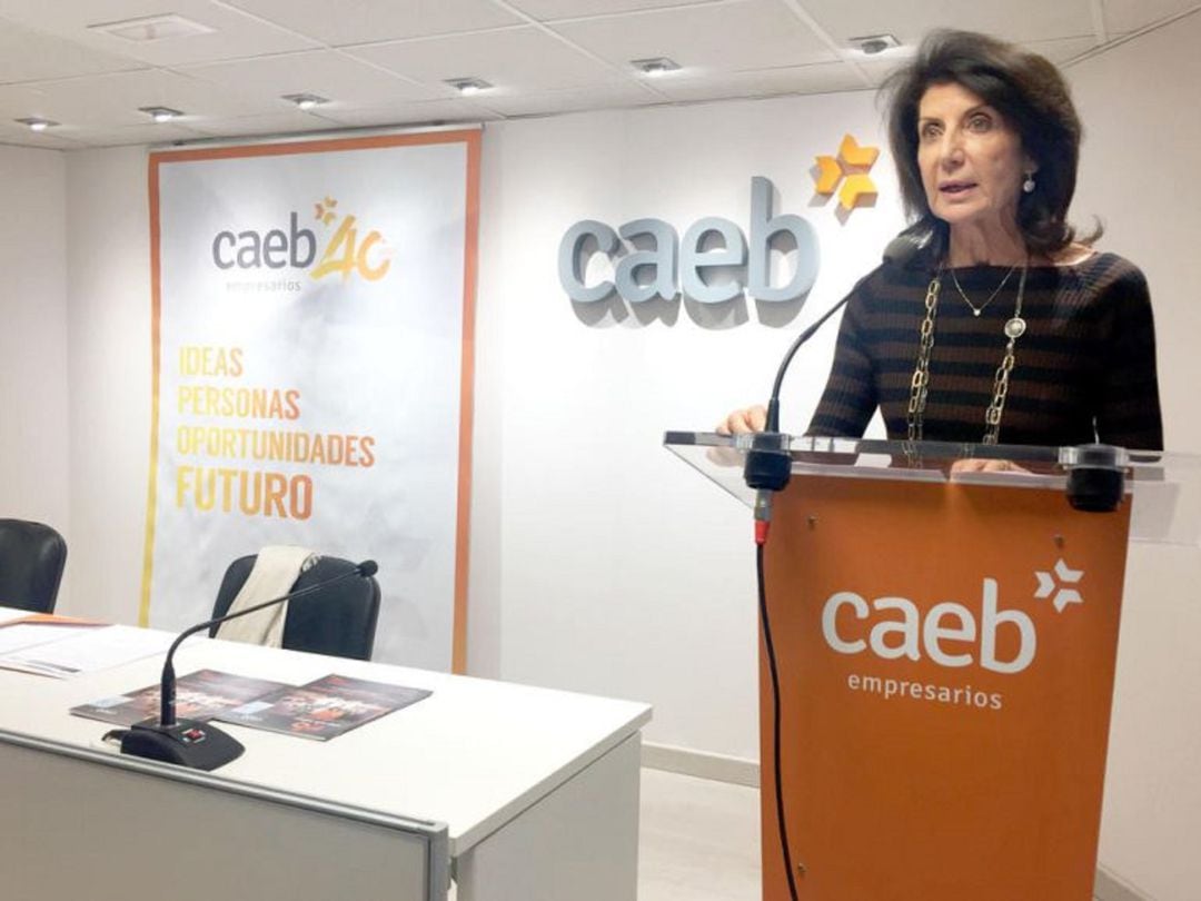 Presidenta de la patronal CAEB, Carmen Plana