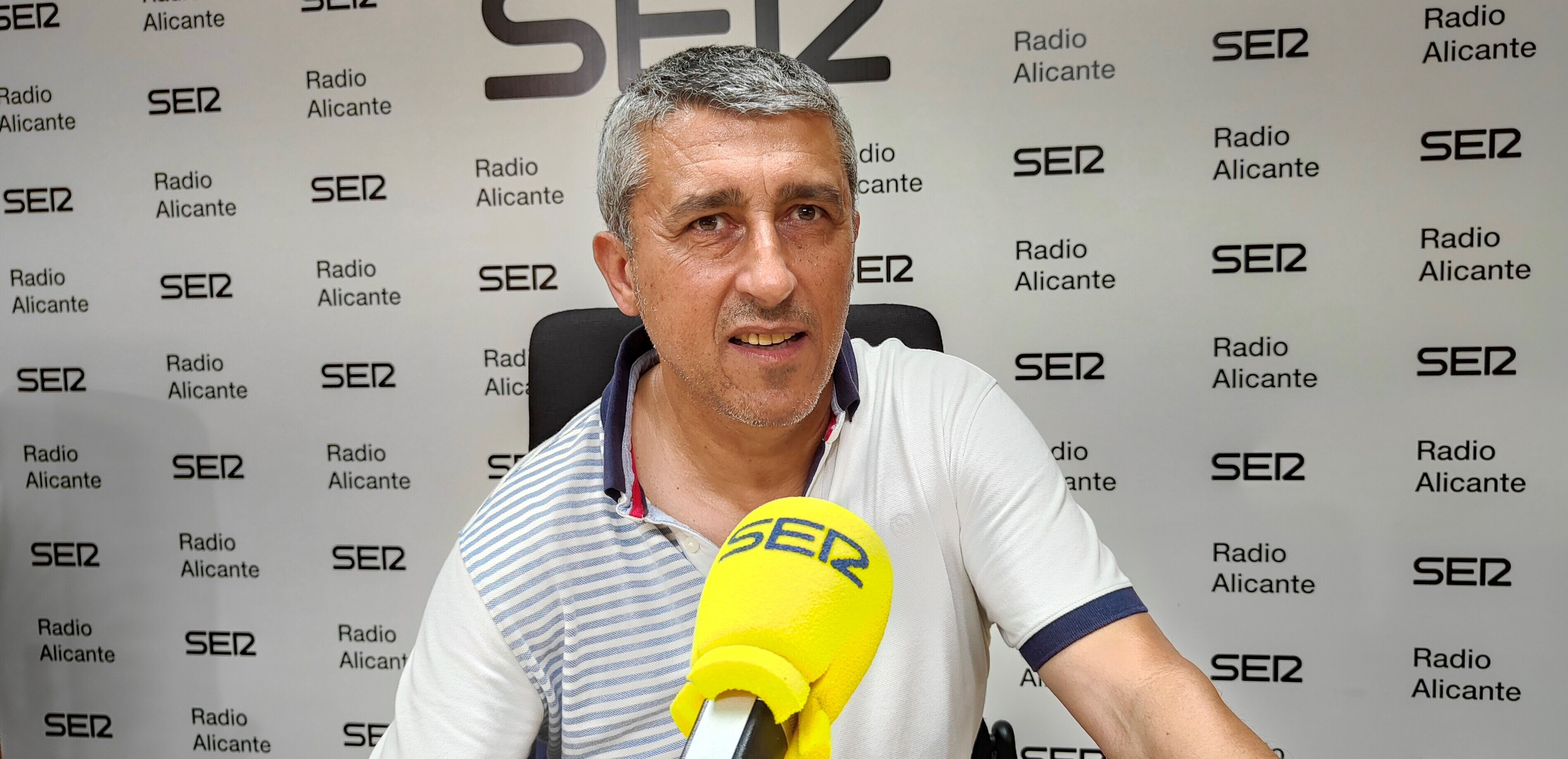 Eduardo Rodríguez, en los estudios de Radio Alicante