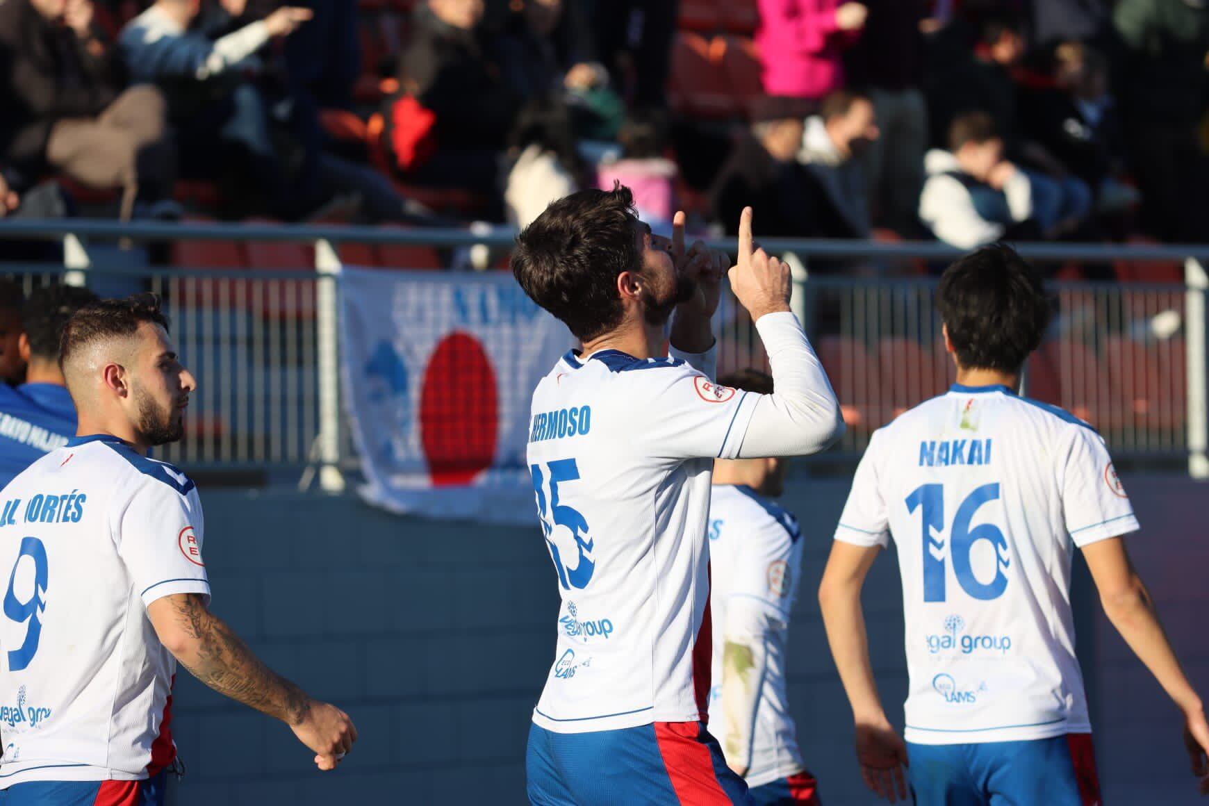 Kike Hermoso marcó el único tanto del partido / CF Rayo Majadahonda