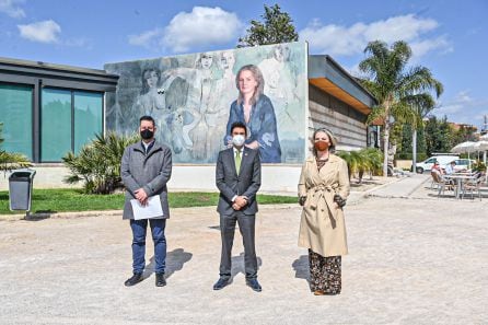 Carlos Galiana, Francisco Mora y Pilar Mateo